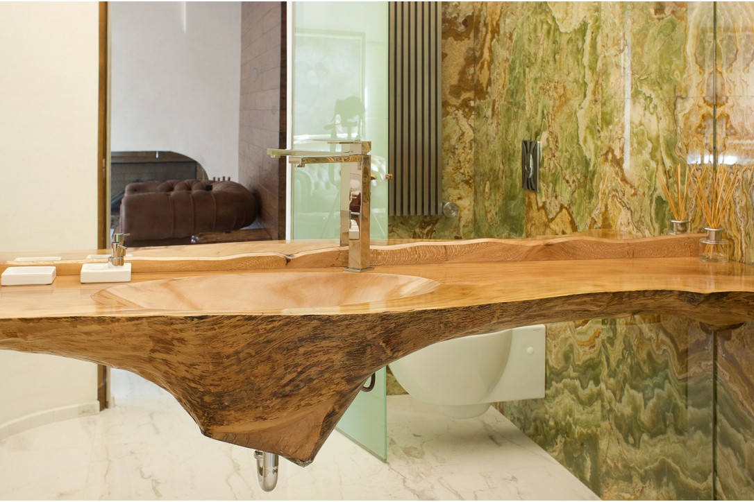 Wood Sink From Solid Sycamore 1 Desart