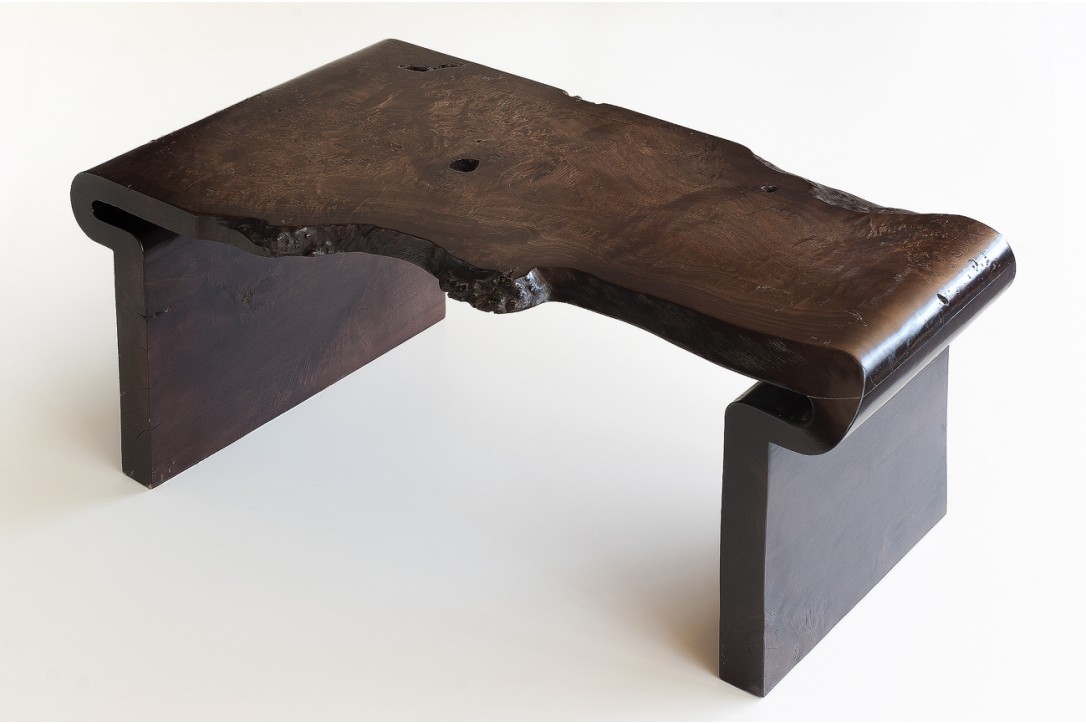  Holz Couchtisch mit natürlichen Kanten №6