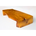 Golden yellow solid poplar Coffee table №18