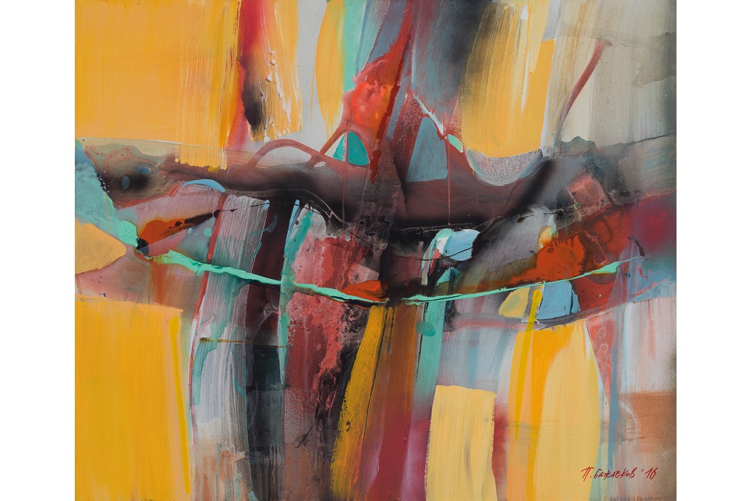 Impression I - Peinture abstraite par Peter Bajlekov