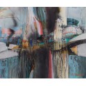 Impression II - Abstract painting by Peter Bajlekov
