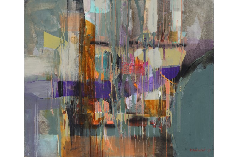 Fugato I - Peinture abstraite par Peter Bajlekov