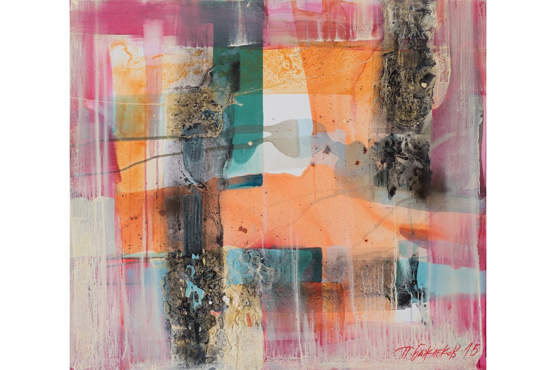 Impression VI - Abstract painting by Peter Bajlekov