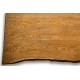 Esstisch aus massivem Eichenholz mit Live Edge №2401